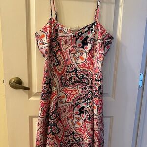 Vibrant Pink Paisley Dress